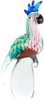 Light & Living ornament glas parrot 12x7.5x25cm groen - afbeelding 1