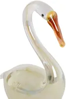 Light & Living ornament glas swan 12x7x17cm crème - afbeelding 2