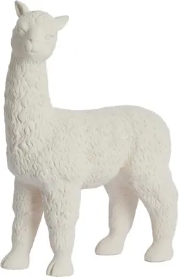 Light & Living ornament keramiek alpaca 29x13x39cm crème - afbeelding 2