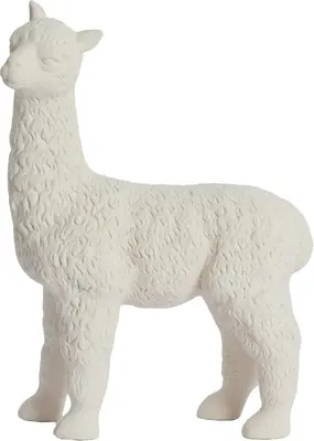 Light & Living ornament keramiek alpaca 29x13x39cm crème - afbeelding 1