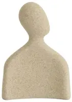 Light & Living ornament kunststof hoofd 12x5.5x16cm zand - afbeelding 2