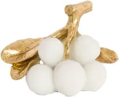 Light & Living ornament kunststof jagody 16.5x11x11.5cm brons - afbeelding 1