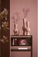 Light & Living ornament kunststof papegaai 10.5x9.5x16cm donkerroze - afbeelding 3