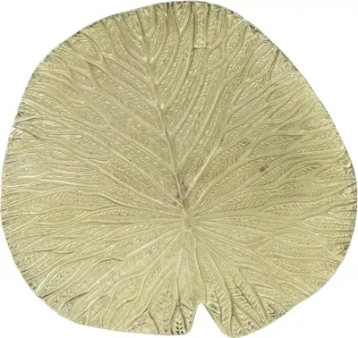 Light & Living ornament metaal leaf 44x44x0cm goud - afbeelding 1
