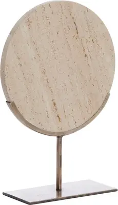 Light & Living ornament steen moreno 25.5x10x38.5cm zand - afbeelding 2