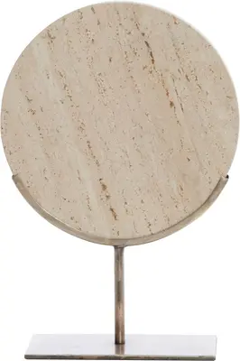 Light & Living ornament steen moreno 25.5x10x38.5cm zand - afbeelding 1