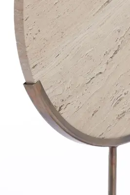 Light & Living ornament steen moreno 25.5x10x38.5cm zand - afbeelding 3