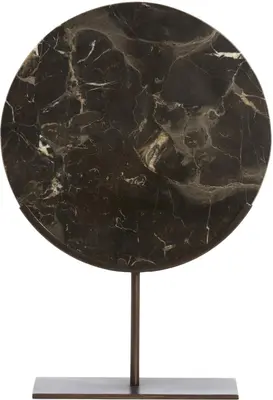 Light & Living ornament steen moreno 35x10x51.5cm donkerbruin - afbeelding 1