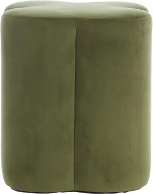Light & Living poef polyester nalani 38x45cm olijfgroen  - afbeelding 1