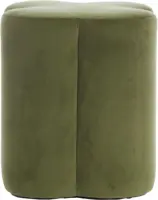 Light & Living poef polyester nalani 38x45cm olijfgroen  - afbeelding 1
