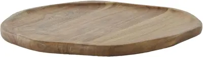 Light & Living schaal acaciahout robinia 0x1.5cm bruin - afbeelding 1