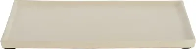 Light & Living schaal aluminium maes 29.5x29.5x1.5cm crème - afbeelding 1