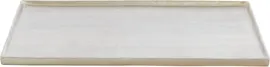 Light & Living schaal aluminium maes 39.5x39.5x1.5cm licht goud - afbeelding 1