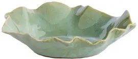 Light & Living schaal keramiek banda 18.5x6.5cm mintgroen - afbeelding 1