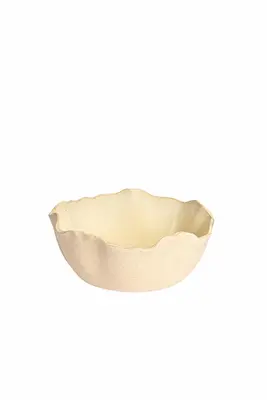Light & Living schaal keramiek gaspar 26x10.5cm crème - afbeelding 1