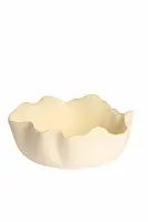 Light & Living schaal keramiek gaspar 35.5x14cm crème - afbeelding 1
