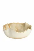 Light & Living schaal keramiek gaspar 36.5x35.5x14cm crème - afbeelding 1