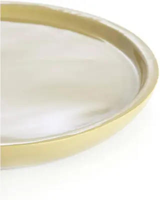 Light & Living schaal metaal ada 42x5cm taupe - afbeelding 3