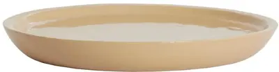 Light & Living schaal metaal ada 42x5cm zand - afbeelding 1