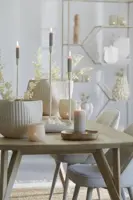 Light & Living schaal metaal anzio 33x32x6.5cm crème - afbeelding 4