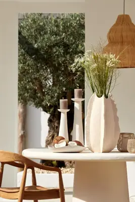 Light & Living schaal metaal anzio 44x43.5x7cm crème - afbeelding 4