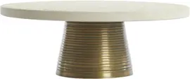 Light & Living schaal steen esma 40x14cm wit - afbeelding 1