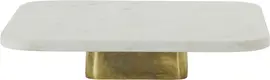Light & Living schaal steen labade 33x33x6.5cm wit - afbeelding 1