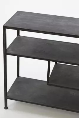 Light & Living side table 140x35x80,5 cm ylaya antiek zwart - afbeelding 5