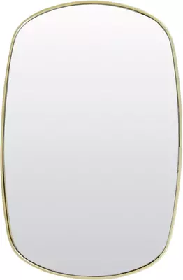 Light & Living Spiegel 40x1,5x50 cm LABRO helder glas+goud - afbeelding 1