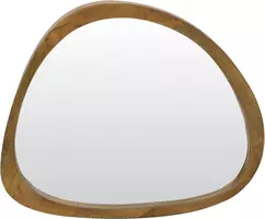 Light & Living spiegel hout sonora 80x70cm bruin - afbeelding 1