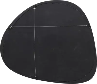 Light & Living spiegel hout sonora 80x80cm zwart - afbeelding 2