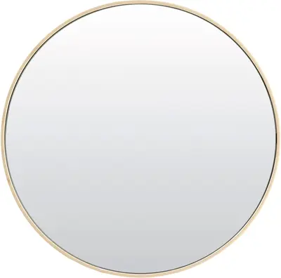 Light & Living spiegel metaal espejo 50cm crème - afbeelding 1