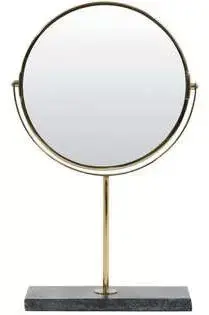 Light & Living spiegel metaal riesco 24x9cm groen, goud - afbeelding 1