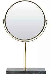 Light & Living Spiegel op voet 24x9x40,5 cm RIESCO marmer groen-goud - afbeelding 1