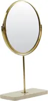 Light & Living spiegel steen riesco 24x9cm wit - afbeelding 2