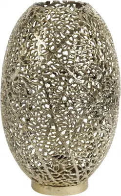 Light & Living tafellamp aluminium sinula 33x52cm goud - afbeelding 1