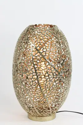 Light & Living tafellamp aluminium sinula 33x52cm goud - afbeelding 3