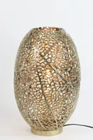 Light & Living tafellamp aluminium sinula 33x52cm goud - afbeelding 3