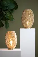 Light & Living tafellamp aluminium sinula 33x52cm goud - afbeelding 6