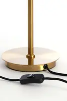 Light & Living tafellamp glas medina smoke 20x43cm goud, transparant - afbeelding 4