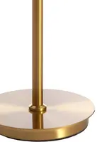 Light & Living tafellamp glas medina smoke 20x43cm goud, transparant - afbeelding 3