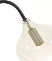 Light & Living tafellamp glas rakel smoke 28x17x50.5cm zwart, transparant - afbeelding 4