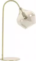 Light & Living tafellamp glas rakel smoke brons 28x17x50.5cm brons - afbeelding 1