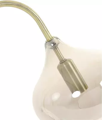 Light & Living tafellamp glas rakel smoke brons 28x17x50.5cm brons - afbeelding 4