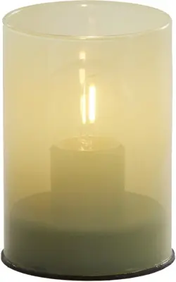 Light & Living tafellamp glas vazolla 7x10cm mint groen - afbeelding 2