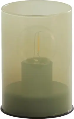 Light & Living tafellamp glas vazolla 7x10cm mint groen - afbeelding 1