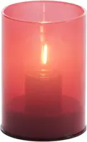 Light & Living tafellamp glas vazolla 7x10cm rood - afbeelding 2