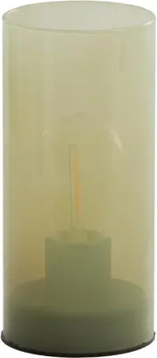 Light & Living tafellamp glas vazolla 7x15cm mint groen - afbeelding 1