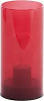Light & Living tafellamp glas vazolla 7x15cm rood - afbeelding 1