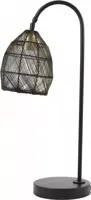 Light & Living tafellamp metaal meya 23x18x60cm zwart, goud - afbeelding 1